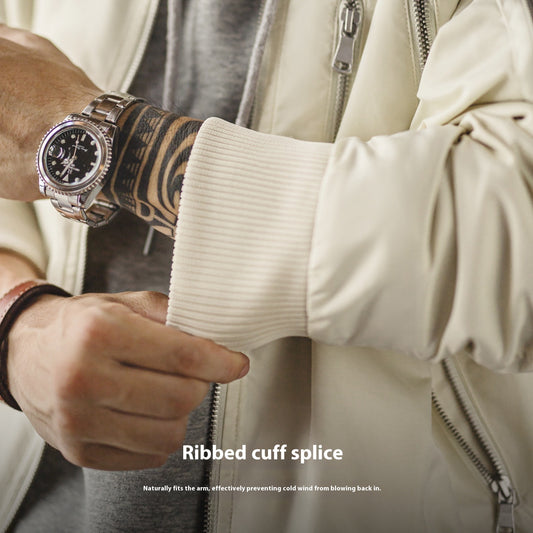 Casual White L2B Pilot Jacket Nylon Thin Baseball Uniform